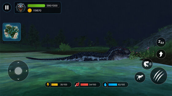 Jurassic Dino Clash Primal Sim 0.4. Скриншот 14