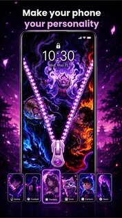 Zipper Lock Screen Customizer 1.2.2. Скриншот 7