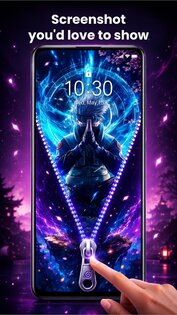 Zipper Lock Screen Customizer 1.2.2. Скриншот 8