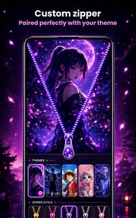 Zipper Lock Screen Customizer 1.2.2. Скриншот 16