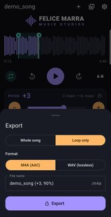 Смена тональности и темпа 1.0.0. Скриншот 3