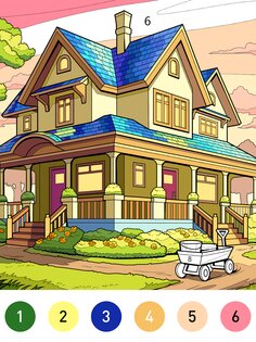 Dream Home Coloring book 2.2.4. Скриншот 9