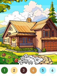 Dream Home Coloring book 2.2.4. Скриншот 15