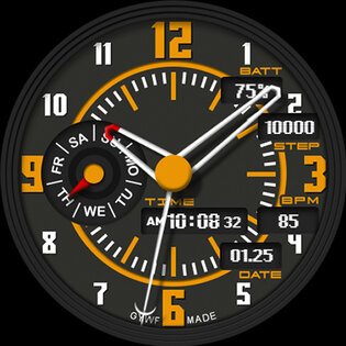 GYH007: Hybrid watchface 1.0.0. Скриншот 19