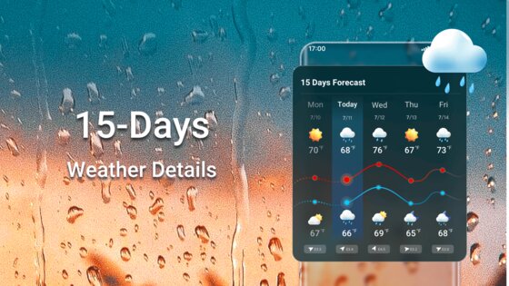 Weather Forecast & Live Radar 1.8.1. Скриншот 16