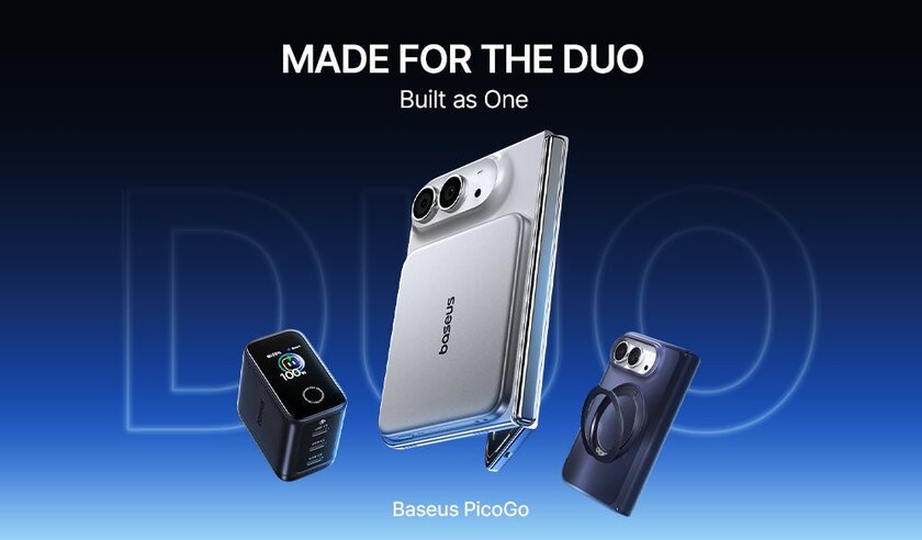 Магнитный аккумулятор Baseus тоньше 8 мм только для iPhone Duo