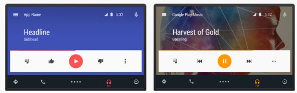 Android Auto: пользовательский интерфейс и функционал