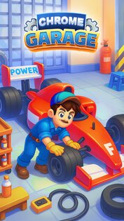 Chrome Garage: Idle Cars 1.9.6. Скриншот 1