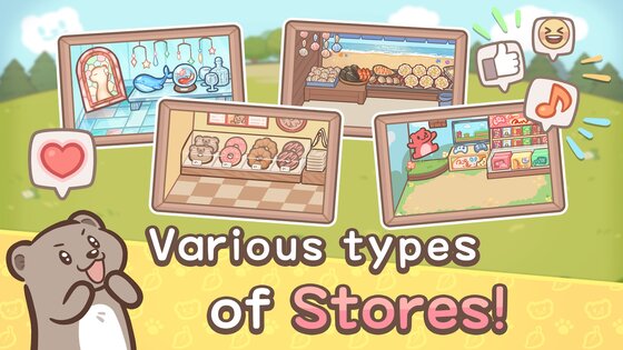 Welcome! Otter Town: cute game 1.9.8. Скриншот 10