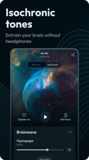Бинауральные ритмы для сна 7.0366. Скриншот 5