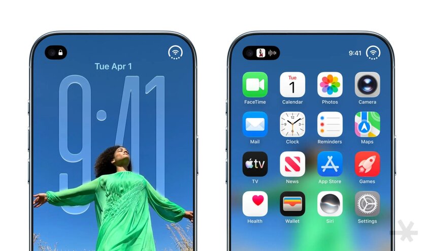 Дизайнер нарисовал iPhone 20 с камерой слева, но Face ID не позволит
