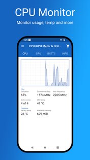 CPU/GPU/Battery Monitor & Notification 6.4.3. Скриншот 1