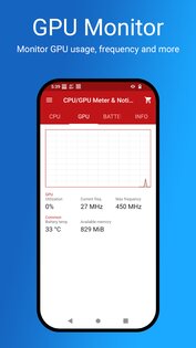 CPU/GPU/Battery Monitor & Notification 6.4.3. Скриншот 4