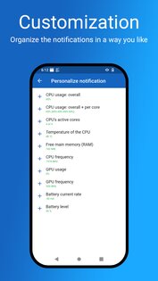 CPU/GPU/Battery Monitor & Notification 6.4.3. Скриншот 8