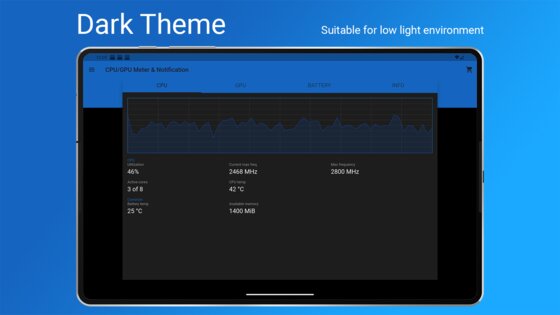 CPU/GPU/Battery Monitor & Notification 6.4.3. Скриншот 10