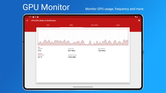 CPU/GPU/Battery Monitor & Notification 6.4.3. Скриншот 20