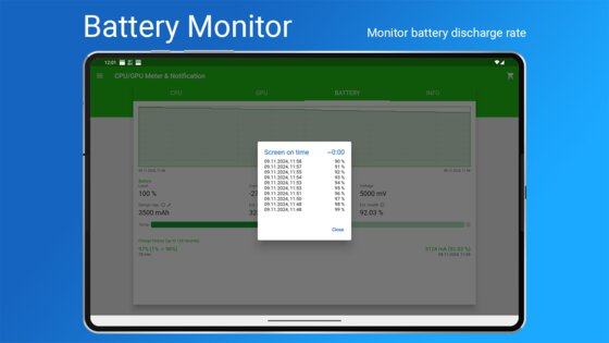 CPU/GPU/Battery Monitor & Notification 6.4.3. Скриншот 22