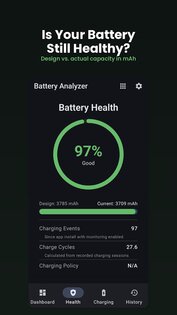 Battery Health and Analyzer 2.2. Скриншот 1