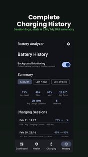 Battery Health and Analyzer 2.2. Скриншот 6