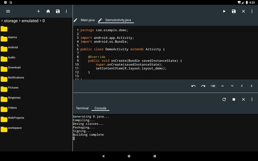 JStudio – IDE for Java, Kotlin 8.0.1. Скриншот 9