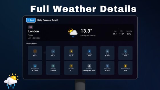 Погода – Android TV 1.0.7. Скриншот 28