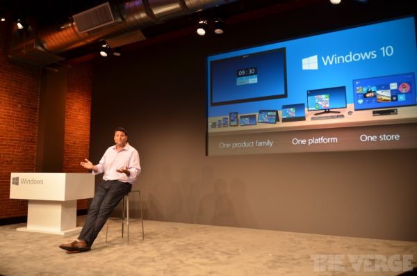Microsoft показала свою операционную систему нового поколения Windows 10