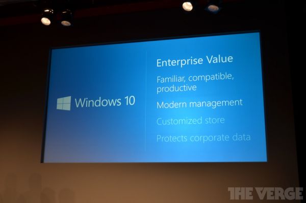 Microsoft показала свою операционную систему нового поколения Windows 10