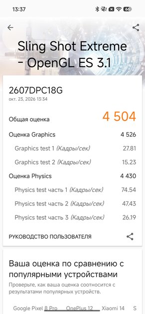 Долгоиграющий, стильный и относительно недорогой: обзор POCO X8 — Производительность и тесты. 17