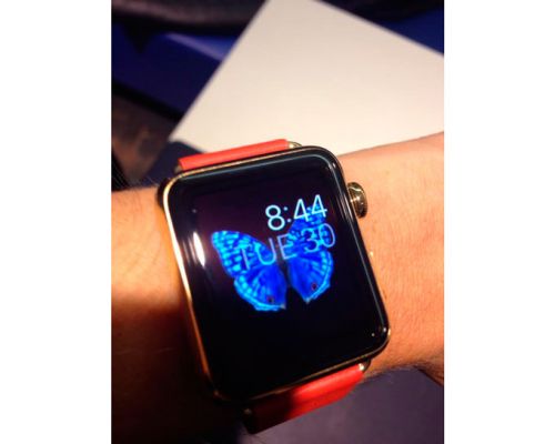Фотографии с открытой презентации Apple Watch в бутике Colette