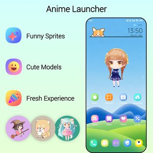 Anime Launcher 5.1. Скриншот 1