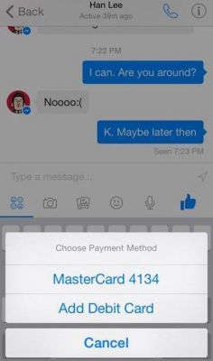 Через Facebook* Messenger можно будет отправлять электронные платежи