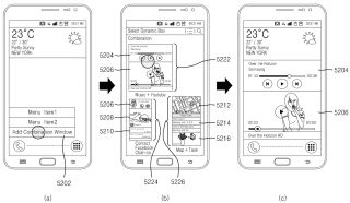 Samsung запатентовала новый пользовательский интерфейс Iconic UX