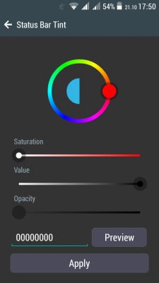 Возможности Root прав: Tinted Status Bar, или как изменить статус бар.