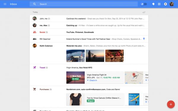 Inbox — переосмысление обычного почтового приложения от Google
