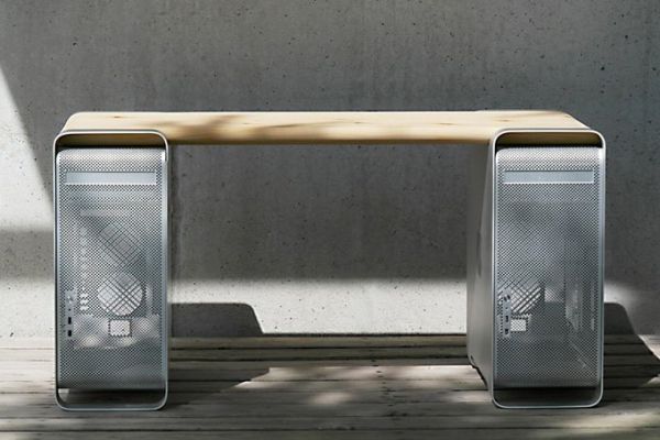 Дизайнер спроектировал мебель из компьютеров Apple