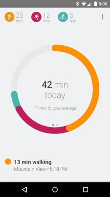 Стало доступно приложение Google Fit для Android