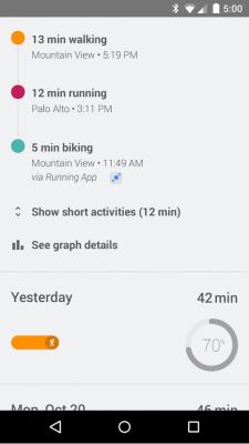 Стало доступно приложение Google Fit для Android