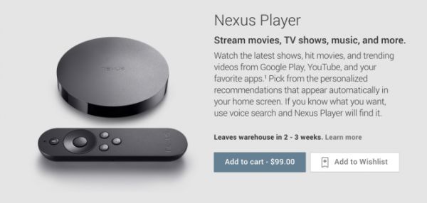 Nexus 9 и Nexus Player официально доступны для покупки в Google Play