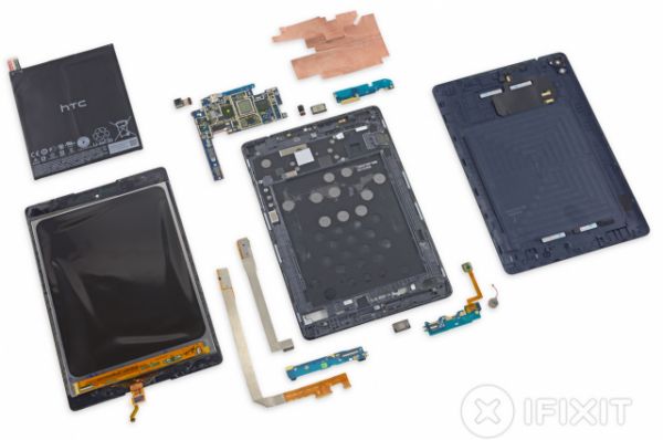 Планшет Nexus 9 получил низкую оценку ремонтопригодности от iFixit
