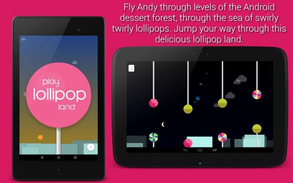 Попробуйте пасхалку из Lollipop на своём Android девайсе !