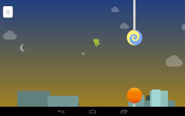 Попробуйте пасхалку из Lollipop на своём Android девайсе !