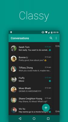 QKSMS — один из самых удобных и красивых SMS-клиентов
