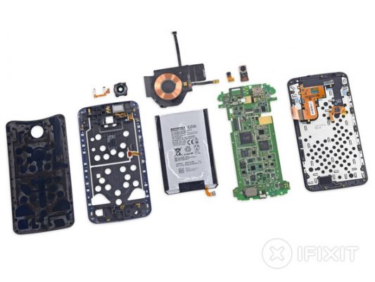 Эксперты iFixit хорошо оценили ремонтопригодность Nexus 6