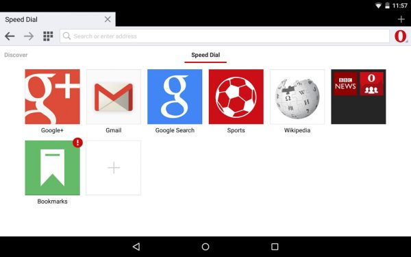 Браузер Opera Mini Beta для Android получил новый дизайн