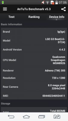 Обзор LG G3 S