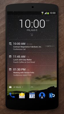 Android-приложение Microsoft Next Lock Screen научилось показывать погоду