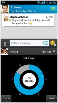 BlackBerry Messenger получил поддержку iOS 8 и Android 5.0 Lollipop