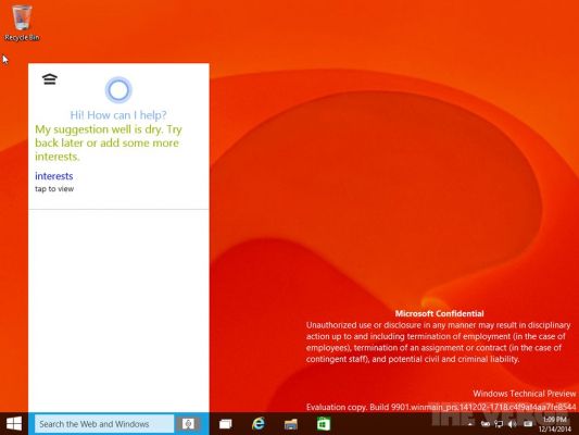 В новом билде Windows 10 Technical Preview появилась Cortana и новое приложение XBox