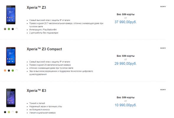 Другие производители смартфонов тоже поднимают цены на свою продукцию в России