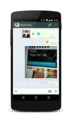 Неофициальные скриншоты интерфейса голосовой связи в WhatsApp